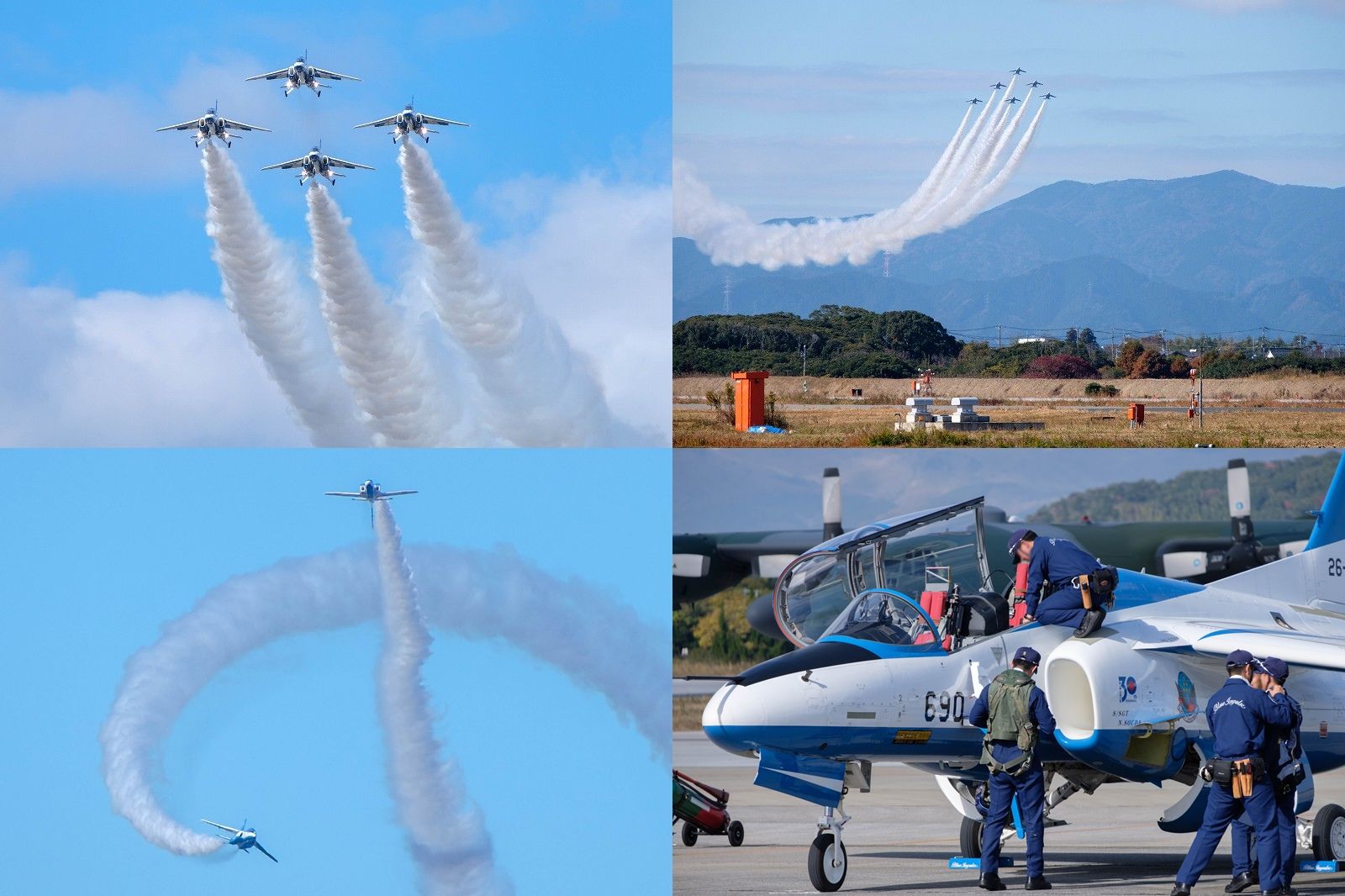 【築城基地航空祭2025】ブルーインパルス 迫力の展示飛行を大量写真で撮影レポート