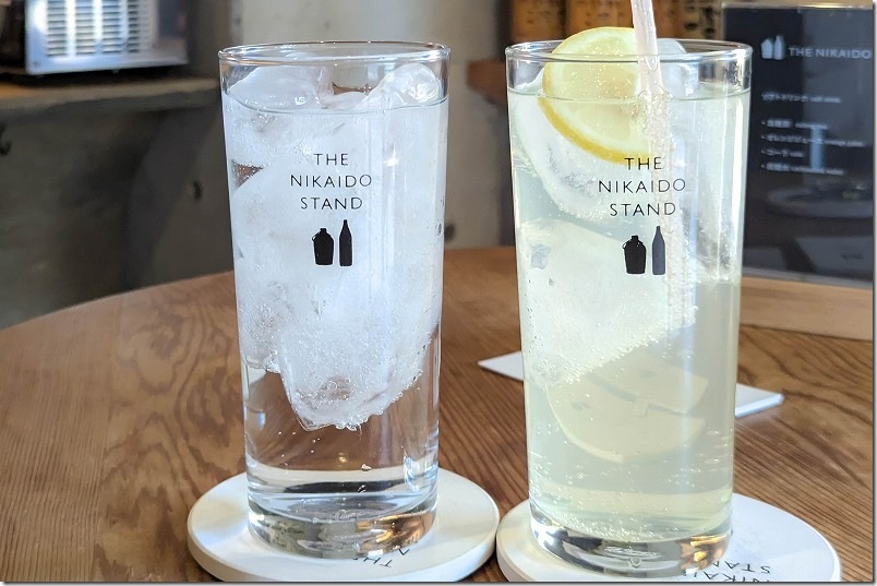 THE NIKAIDO STANDで立ち飲み！ ニカソー 600円・ニカスカッシュ 650円