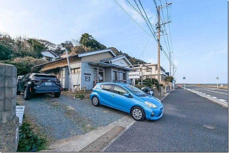 波止場茶店の外観・駐車場 波止場茶店の外観・駐車場