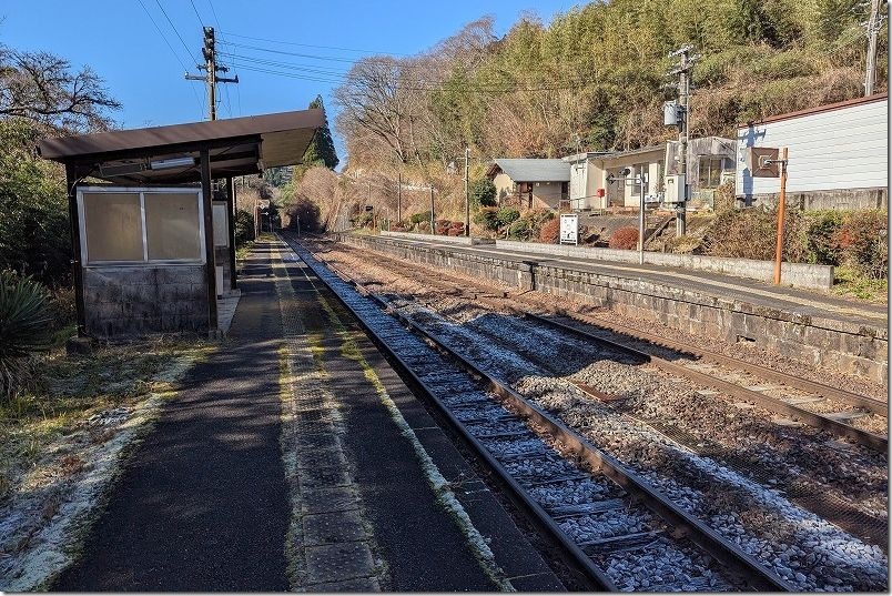 久大本線 野矢駅のホーム・駅舎