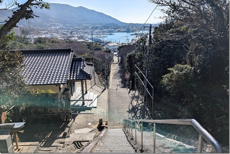 織幡神社 中腹 景観良好 福岡県宗像市鐘崎 織幡神社 中腹 景観良好 福岡県宗像市鐘崎