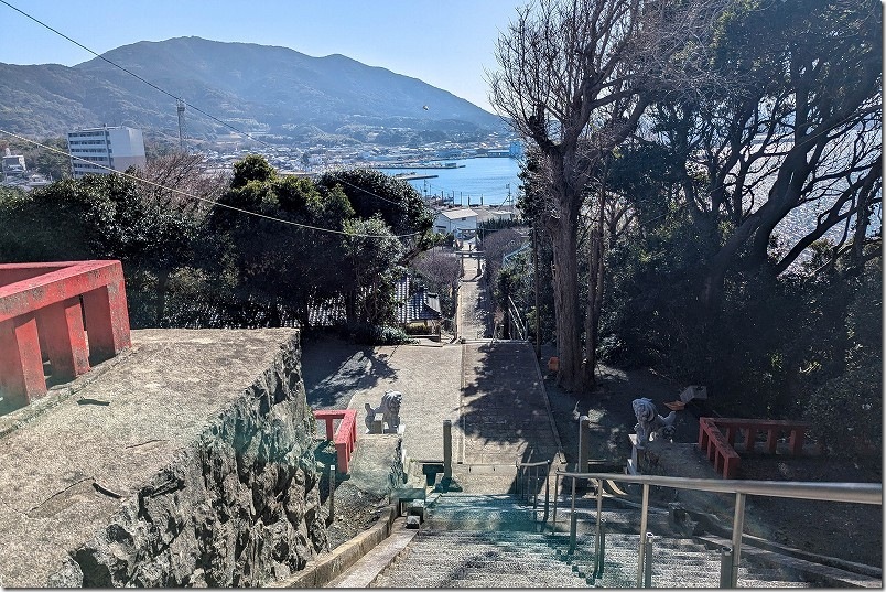 織幡神社 境内からの景観・展望 織幡神社 境内からの景観・展望