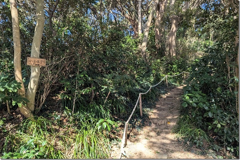 【福岡県宗像市】織幡神社から歩いて300m 沖ノ島展望所（沖ノ島遥拝所）への登り口