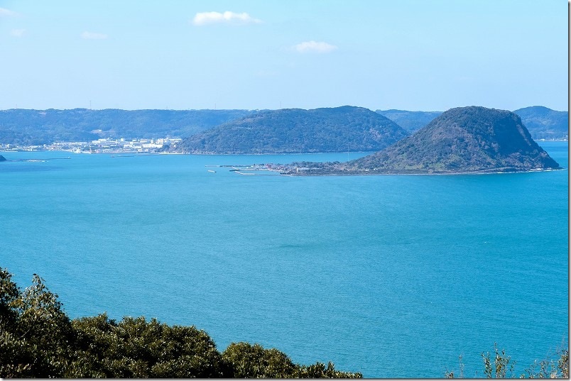 魚見台公園からの展望【高島】