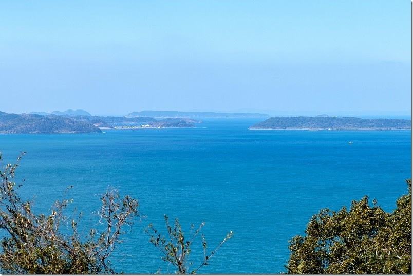 魚見台公園からの展望【呼子方面】