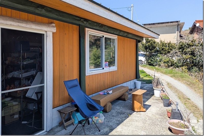 「七山農園 なかむらや」のテラス席