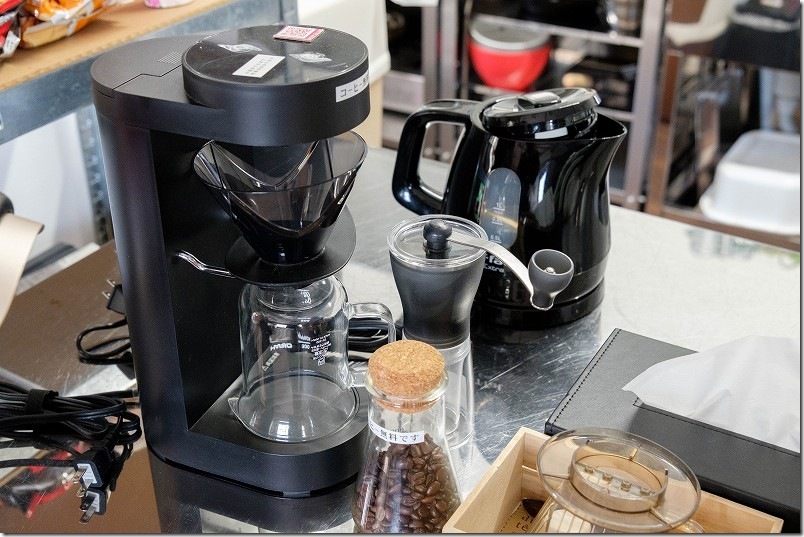 【犬と泊まれる宿】長崎川棚町「KawanTanyanの宿」のコーヒーメーカーは無料