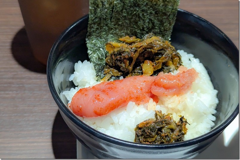 博多 一叶のランチセット 明太ランチ +240円