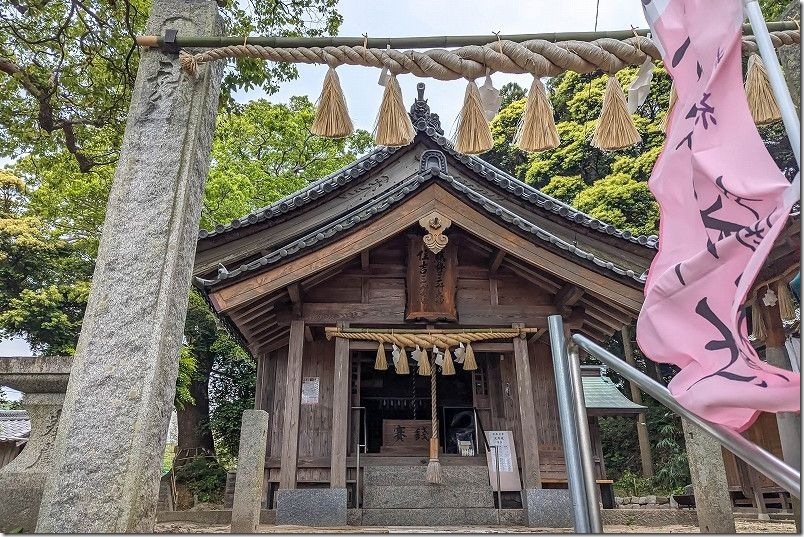 福岡県糸島市にある「六所神社」（本殿）