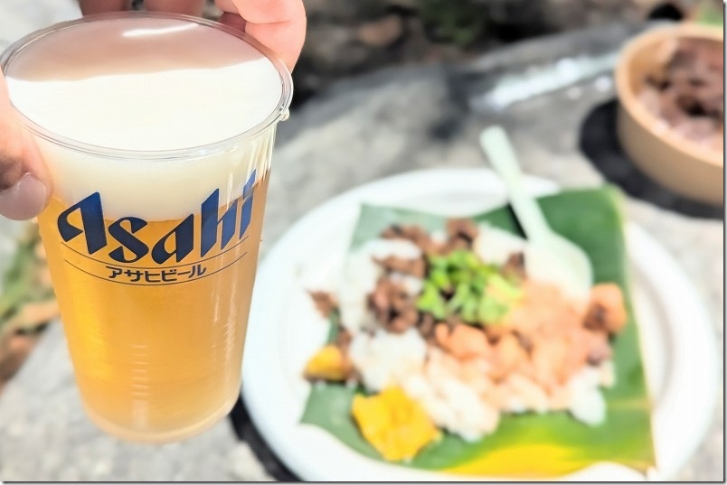 鳥飼八幡宮 カレーフェスティバル 生ビール 600円