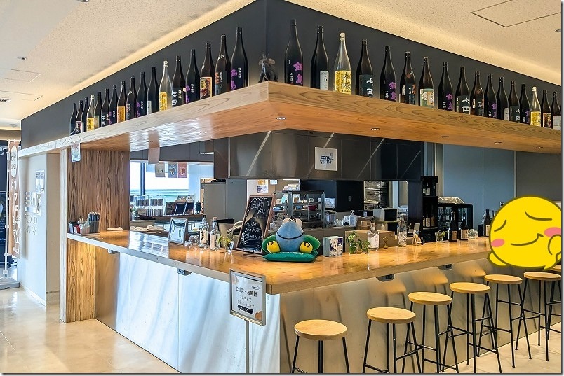 佐賀空港3F｜カフェで佐賀の地酒や焼酎も楽しめる！