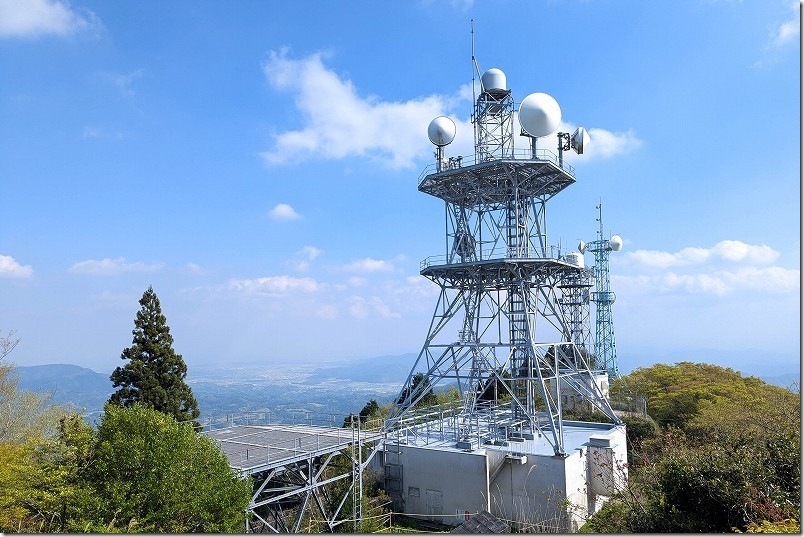 八幡岳山頂 764m｜多良岳や雲仙方面の展望