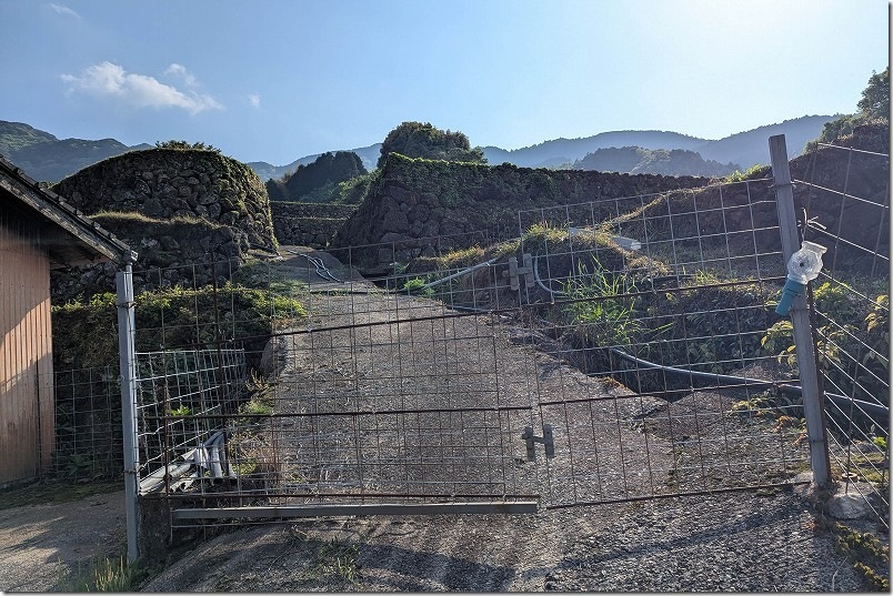 南川原の棚田｜日本一の石積みまでの道・入口