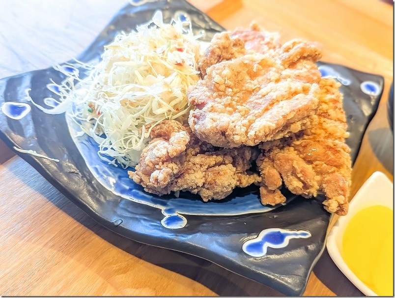 唐揚げ定食 850円｜「食事処ふゅうじょん」のランチ