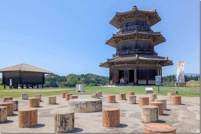 熊本県山鹿市 鞠智城の外観