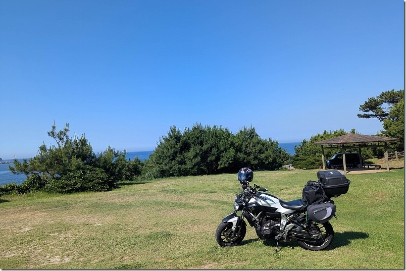 壱岐・無料の少弐公園キャンプ場｜バイク乗り入れ可