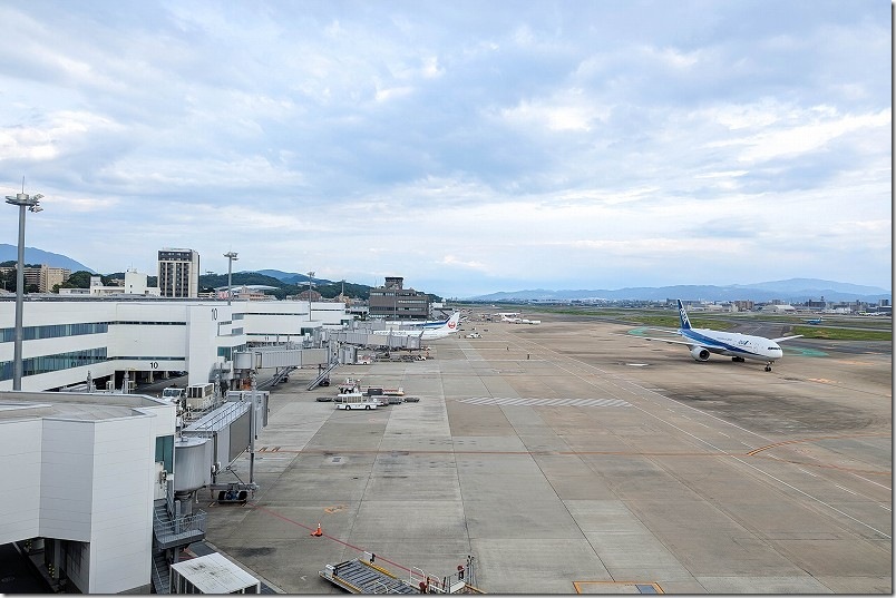 福岡空港 4F展望デッキからの眺め 福岡空港 4F展望デッキからの眺め