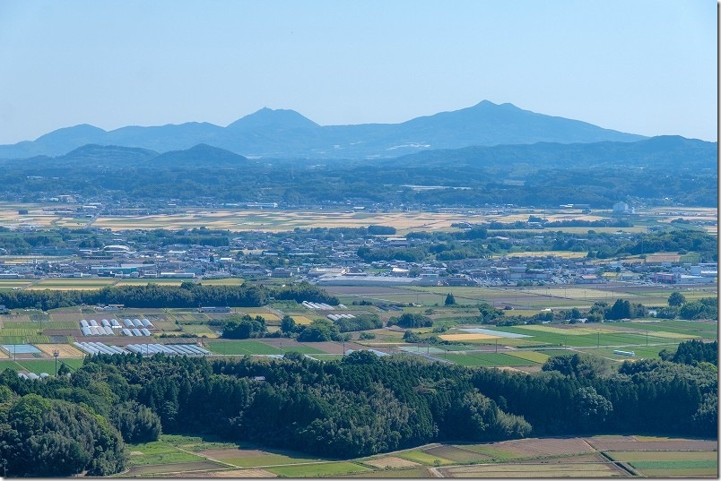 不動岩展望台からの景観｜金峰山、二ノ岳（熊ノ岳）、三ノ岳