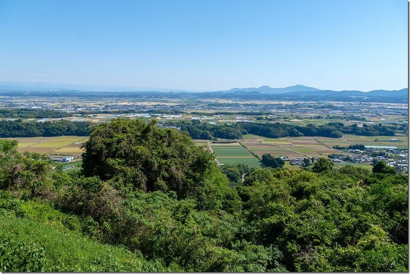 不動岩展望台からの景観