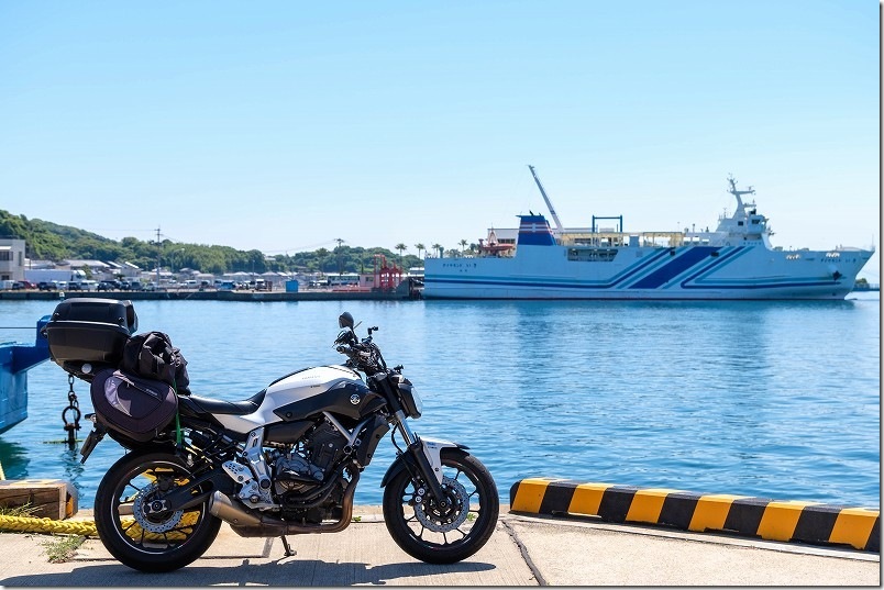 唐津東港から壱岐・印通寺港へのフェリー旅｜バイクとダイヤモンドいき