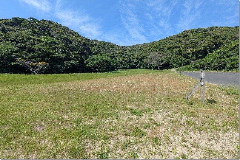 壱岐・串山無料キャンプ場の6月の様子