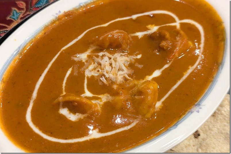 シュリンプカレー｜激辛の10倍を試す（インド料理クシー）