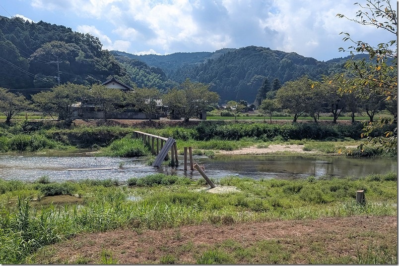 流されて壊れた三十田橋(2026年8月・福岡県みやこ町) 流されて壊れた三十田橋(2026年8月・福岡県みやこ町)