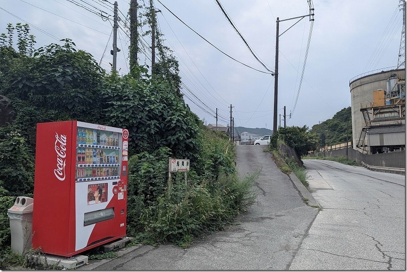 船尾駅から列車の撮影ポイントの踏切へ移動|駅を降りた所 船尾駅から列車の撮影ポイントの踏切へ移動|駅を降りた所
