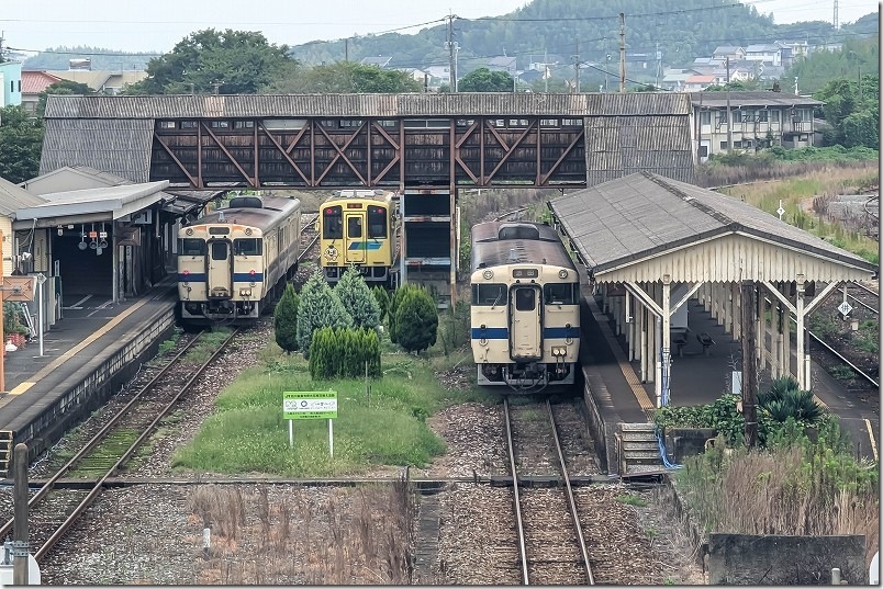 田川後藤寺駅へ停車中の列車|キハ40と平成筑豊鉄道の列車を撮影 田川後藤寺駅へ停車中の列車|キハ40と平成筑豊鉄道の列車を撮影