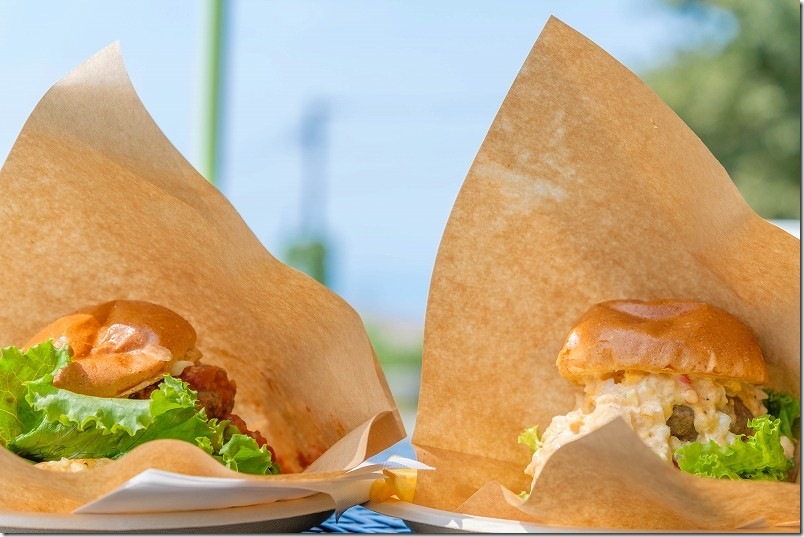 激辛「ハバネロスパイシーバーガー」と「青唐にんにくタルタルバーガー」を頂く！｜熊本市西区・ベロニカ