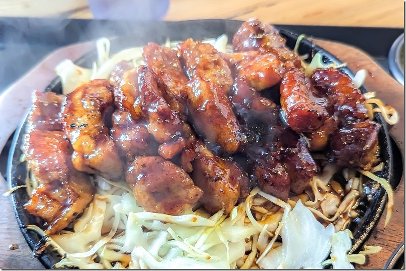 豚屋食堂のトンテキ定食 1080円｜お肉はノーマルで200g