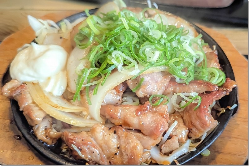 豚屋食堂の生姜焼き定食 930円｜肉厚豚肉と玉ねぎで