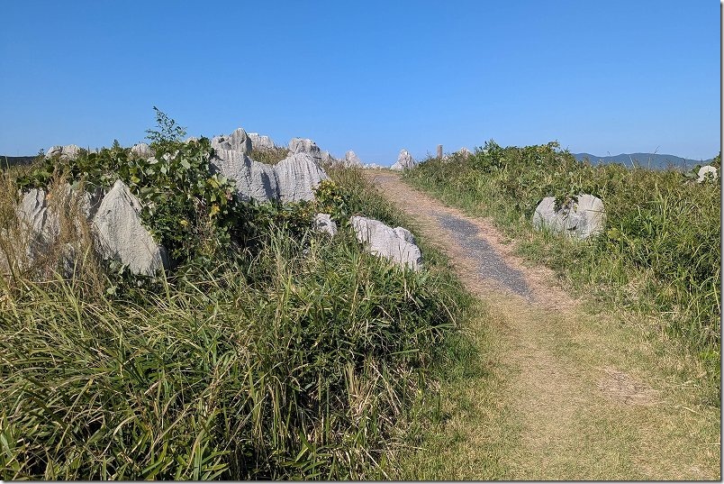 秋吉台 冠山山頂に到着